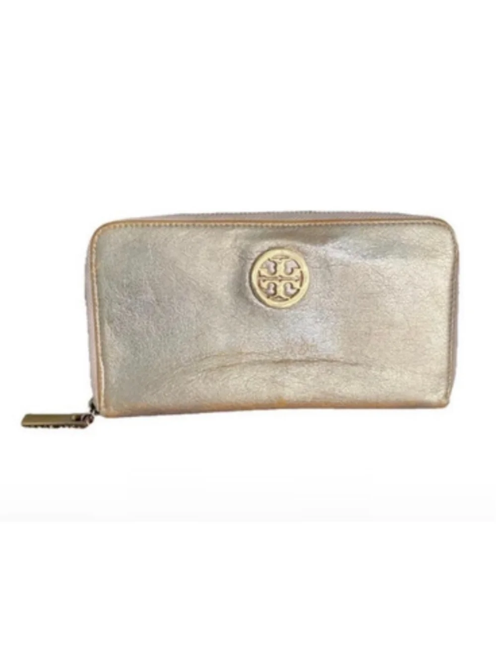 Women's Tory Burch Gold Wallet One Size